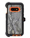 WallSkiN Case for Galaxy S10e (5.8") Heavy Duty Full Body Military Grade Drop Protection Carrying Co