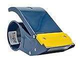 WOD Excell ET-366 Heavy Duty Metal Frame Filament Strapping Tape Dispenser: Fits 3 inch Wide, Blue