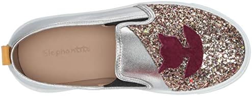 Elephantito Baby-Girl's Love You 2 Sneaker, Silver, 7 Medium US Toddler | Image 4