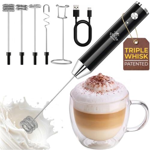 25 Thoughtful Gifts For Lonely People In 2026 13 Zulay Rechargeable Handheld Milk Frother
