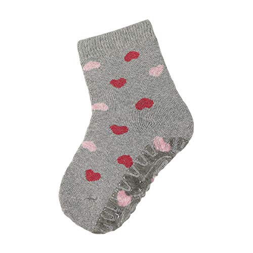 Preisvergleich Produktbild Sterntaler Baby - Mädchen Socken Fli Fli Soft Herzen, Silber, 28