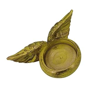 Wing waxinelichthouder, Hars sculptuur kandelaar, hars ambachten voor thuis tafel middelpunt decor, Gewin