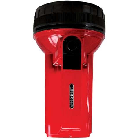 Life Gear - LG114 LED Glow Spotlight with Storage Compartment, Red Red/Red Cover