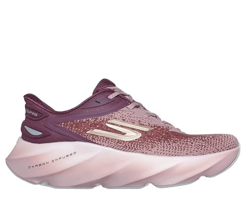 Skechers Skechers Women's Aero Burst Hands Free Slip-Ins Running Shoe, Burgundy, 8.5
