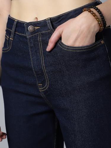 Image of HIGH Star Women's Straight Fit Mid Rise Jeans