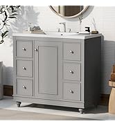 Amazon.com: yoptote 30/36 Inch Bathroom Vanity with Sink,Modern ...