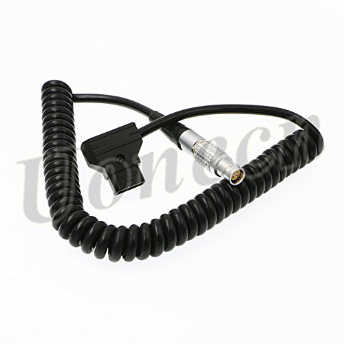 Uonecn Anton Battery Power Spring Cable 6 pin Female to Dtap for Red Scarlet Epic Camera