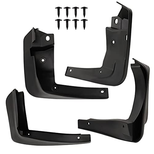 Image of ECCPP 4Pcs Mudguard Splash Guards Front & Rear 2008-2012 for Honda for Accord 2.4L 3.5L Mud Flaps Set of 4 Flexible and Bendable Mud Flaps Splash