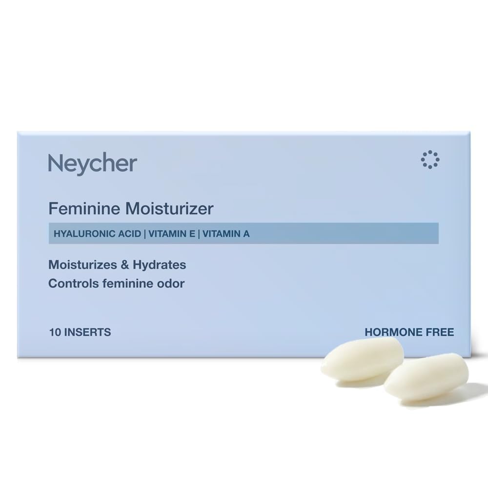 10 MG Hyaluronic Acid inserts for Women with Vitamin E, Vitamin A. Product of USA. Made in Italy. for Extreme Vaginal Dryness, 10 inserts-