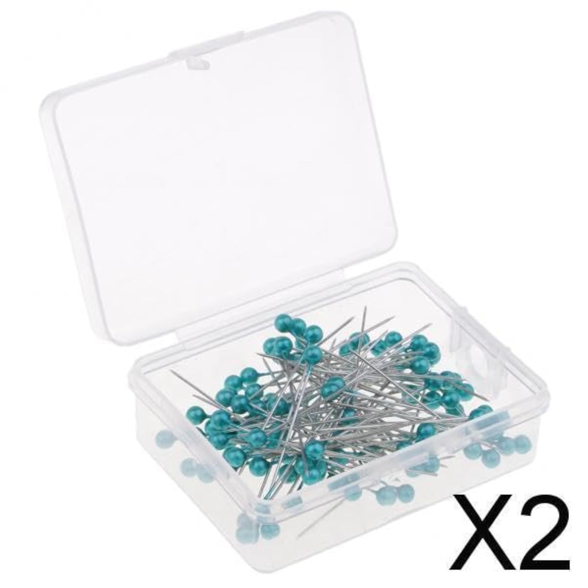 100pcs Multicolor Pearlized Head Pins for DIY Jewelry