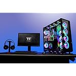 Thermaltake-Core-P8-TG-E-ATX-PC-Case-3-x-Tempered-4-mm-Glass-Side-Panel-Wall-Mount-Black