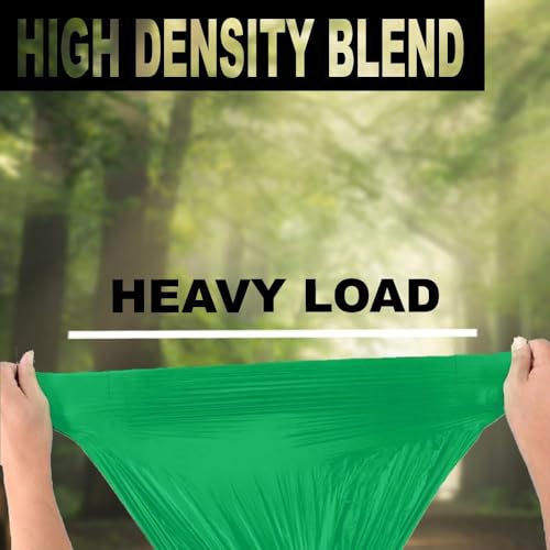 Image of Ella Premium Garbage Bags | Small | 17 x 19 Inches | Green Color | 180 Count | 30 Bags x 6 Packets | Strong & Durable Dustbin Trash Bags for Home, Kitchen & Office | Ideal for Dry & Wet Waste
