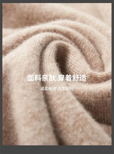 Men's Basic Turtleneck Sweater High Neck Pullover Long Sleeve Solid Color Comfortable Warm Loose Fit Casual Top4