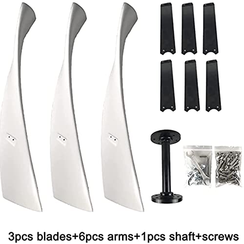 CHUNTIANMEI New Light And Portable Wind Turbine,Maglev Wind Generator 3000W 12V 24V 48V 220V Vertical Axis Wind Turbine for Home Use Vertical Axis Wind Turbine for Camping,48V