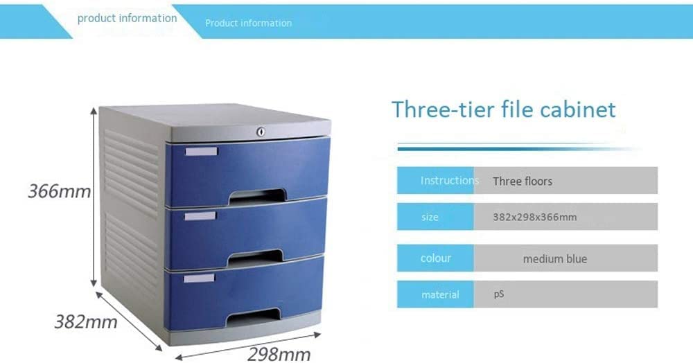 Vassoio per Schedario Armadietto Multifunzionale in Plastica Desktop Manager Armadietto per Archiviazione File Armadietto per Ufficio Desktop,