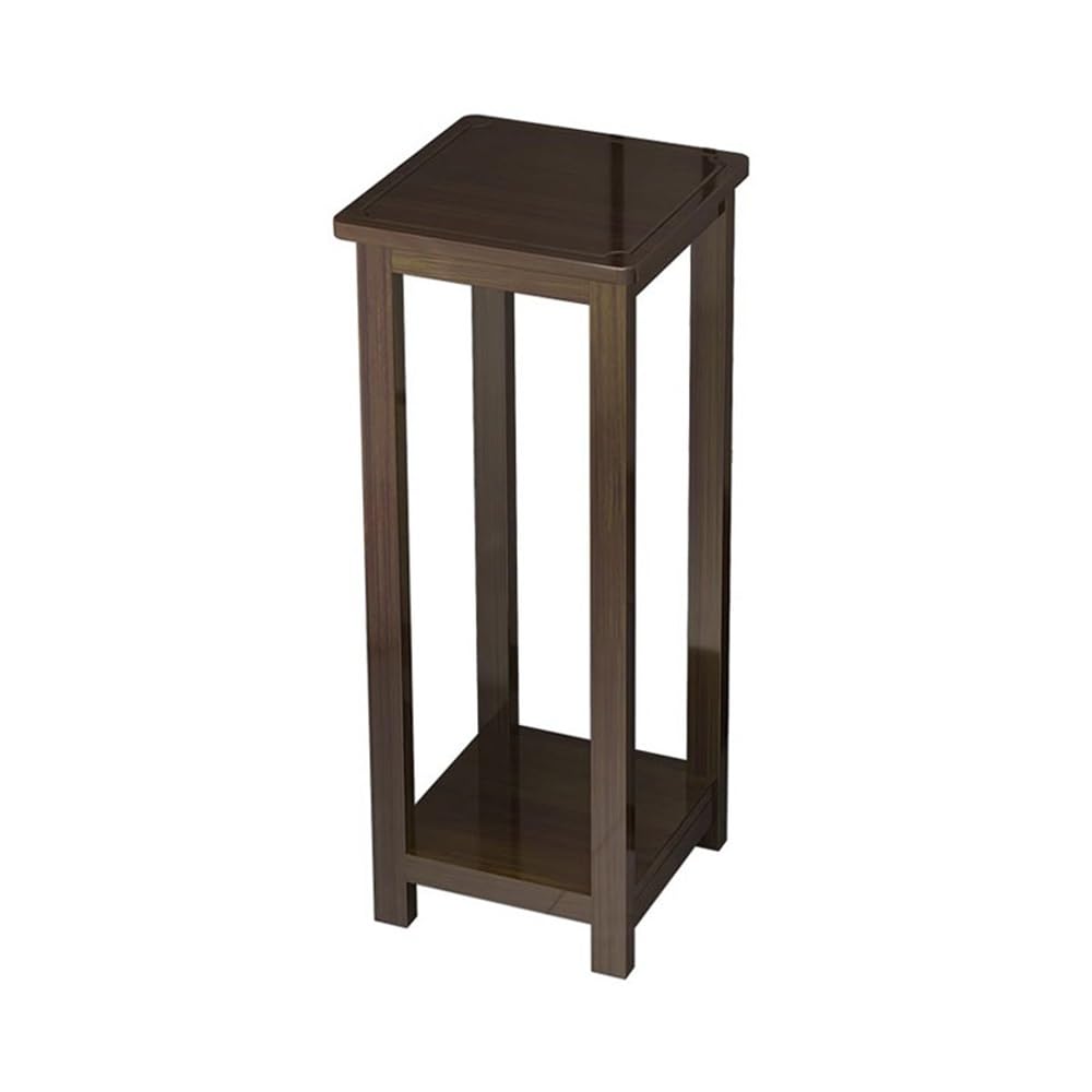 Kx9Lb8d Bonsai Base Home Bamboo Plant Stand, Living Room Balcony Greenery Flower Pot Base Plant Stand(Medium)