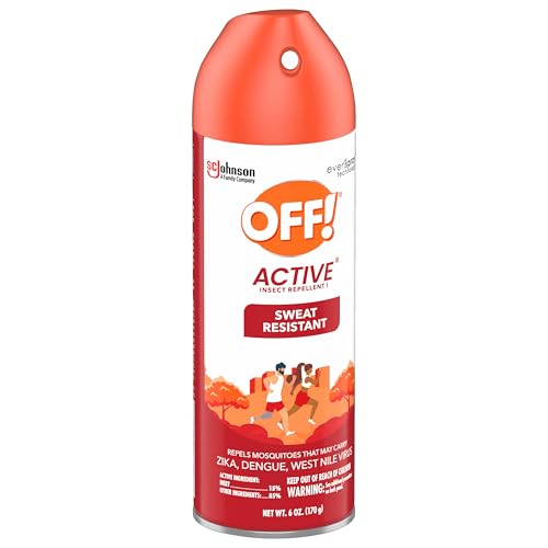 OFF! Active Insect Repellent Sweat Resistant Long Lasting Protection Repels Mosquitoes 6 Ounce (Pack of 12) - image 5