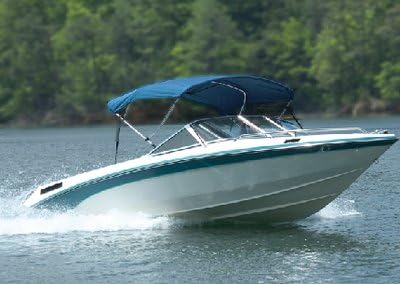 Carver Industries 401A04 3 Bow 61In-66Inacrylic P.Blue-Bimini Top Made By Carver Covers