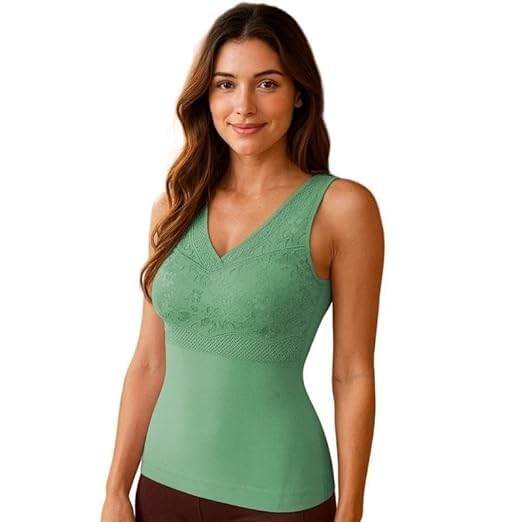 Women’s Winter Thermal Camisole Top | Sleeveless Fleece Lined Inner Tank | Soft Warm Vest for Layering Under Jackets & Sweaters