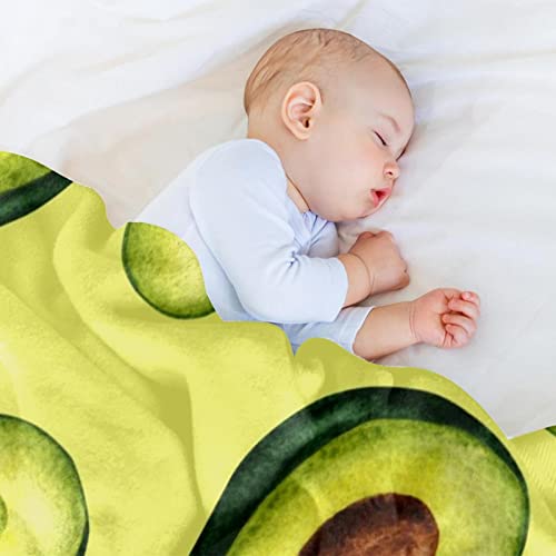 Couverture microfibre avocat plaid doux de qualité supérieure
