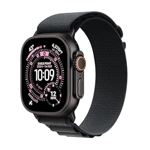 Apple Watch Ultra 3 [GPS + Cellular 49mm] Running & Multisport Smartwatch w/Rugged Titanium Case w/Black Alpine Loop – L. Satellite Communications, Advanced Health & Fitness Tracking