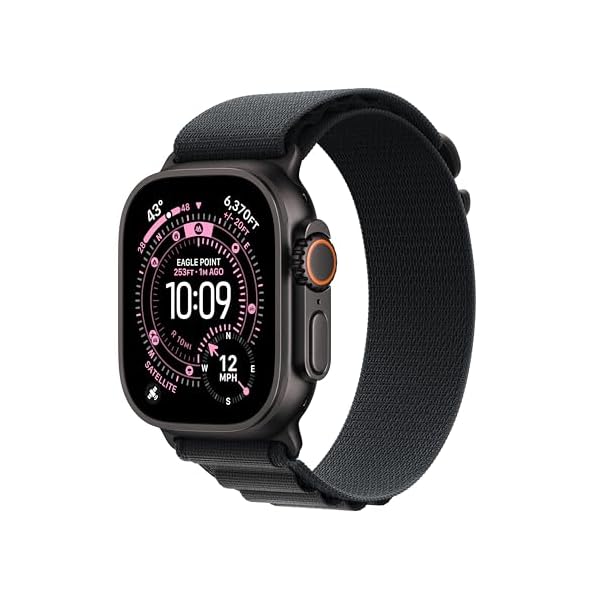 Apple Watch Ultra 3 [GPS + Cellular 49mm] Running & Multisport Smartwatch w/Rugged Titanium Case w/Black Alpine Loop – M. Satellite Communications, Advanced Health & Fitness Tracking