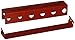 Wall Control Pegboard Screwdriver Holder Bracket Slotted Metal Pegboard Accessory Pegboard and Slotted Tool Board - Red