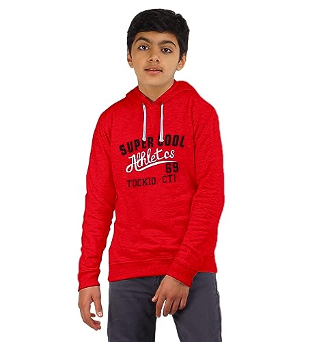 Image of Clotth Theory Boy's Fleece Solid Color Blocked Hooded Sweatshirt Jacket