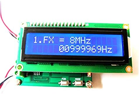 Digital frequency meter high frequency 2MHz-2GHz / low frequency 0-8MHz with counting function