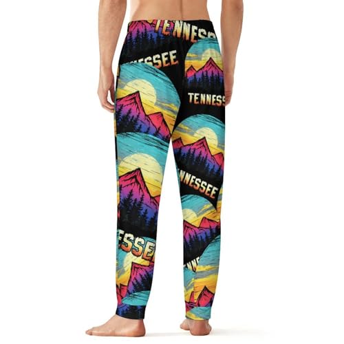Vintage Tennessee Men's Pajama Bottoms Sleep Lounge Soft Comfy Pants Sleepwear3