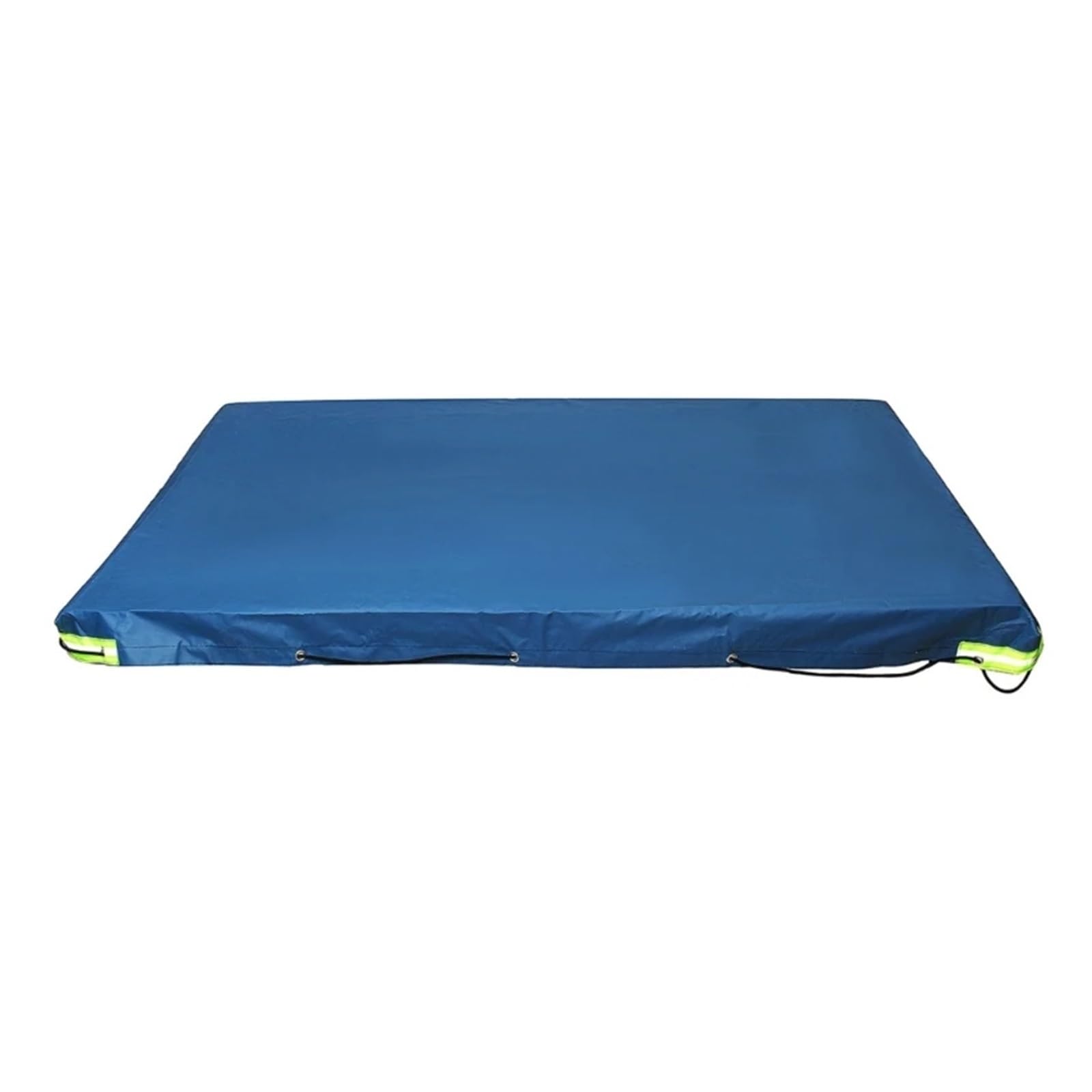 Anhängerabdeckungen Flache Plane for Anhänger mit Reflektorstreifen, strapazierfähige Plane, faltbar, wasserdicht, Winddicht, UV-Schutz, 220 x 125 x 15 cm(Color:Blue)