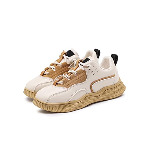 Kids Shoes Leather Surface Breathable Tennis Shoes Fashion Outdoor Running Sneakers (Toddler/Kids/Big Kids)2