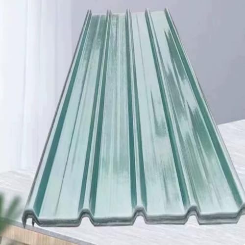 Panneaux de Toiture Transparentes en Fibre de Verre 1.5mm pour Abri de Jardin 13 pcs