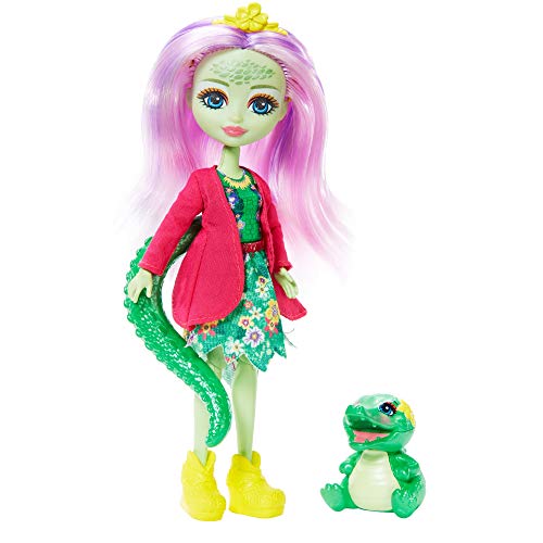 Enchantimals Zahnarztpraxis Spielset mit Andie Alligator-Puppe (15 cm), Tierfigur und über 10 Zubehörteilen – Bild 5