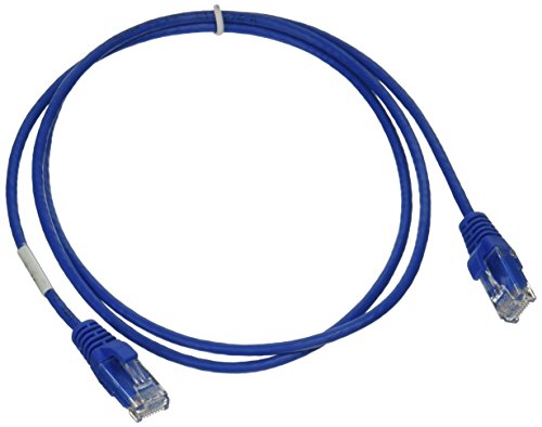 Image of C2G 01023 Cat5e Cable - Snagless Unshielded Slim Ethernet Network Patch Cable, Blue (4 Feet, 1.21 Meters)
