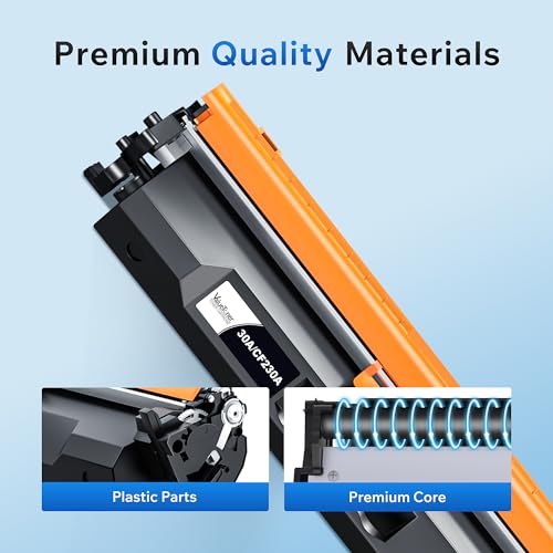 Valuetoner Compatible Toner Cartridge Replacement for HP 30A Black Toner Cartridge 30X CF230A CF230X for Laserjet Pro MFP M203dw M227fdn M227fdw M203dn M203d M227sdn M227 M203 Printer(2 Pack, Black)