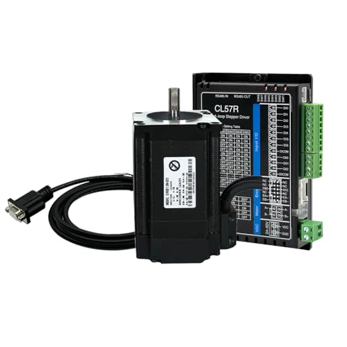 Nema23 Closed Loop Stepper Motor + CL57R Motor Driver + 3meters RS485 Communication Cable (57HSE76)
