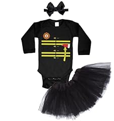 Long Sleeve Black Bodysuit / Black Tutu