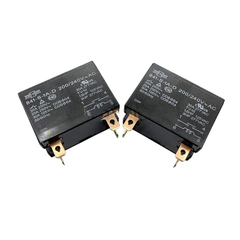 Relais 841-S-1A-D 12VDC 30A 4 broches pour circuit de puissance, lot de 5 pièces