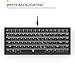 DREVO Gramr Teclado Mecánico Gaming Retroiluminación LED Blanca, Tamaño 75% Tipo TKL...