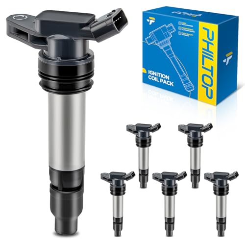 Image of PHILTOP UF594 Ignition Coil Pack, Fits for Volvo 2010-2014 XC60, 2007-2011 XC90 3.2L, 2008-2014 XC70, 2012-2014 XC90, Land Rover 2008-2012 LR2, 2007-2010 S80 3.2L, 2015-2016 XC60 3.0T, 2011-2015 S80