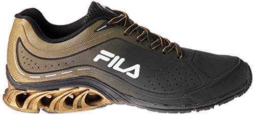 Fila Cage Python, Tênis Masculino, Preto/Dourado, 44