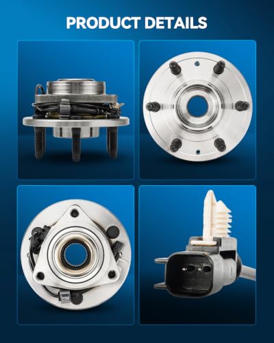 Image of PHILTOP 515160 4WD Front Wheel Bearing Hub Assembly for Silverado 1500