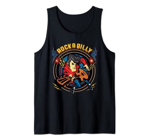Rock a-billy música rock de los años 50 Camiseta sin Mangas
