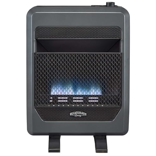 Bluegrass Living Propane Gas Vent Free Blue Flame...