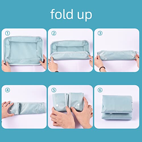 Sacos de armazenamento 9 peças conjunto organizr de viagem mala conjunto de embalagem estojos de arm