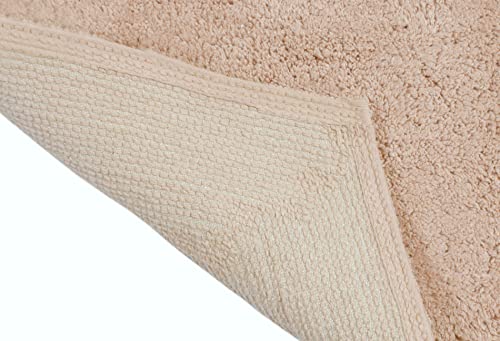 Home Weavers Waterford Collection 100% Cotton Tufted Bath Rug, Extra Soft and Absorbent Bath Rugs, Non-Slip Bath Mats, Machine Washable Bath Mats for Bathroom, 4 Piece Set with Runner, Linen by Home Weavers - Image 4