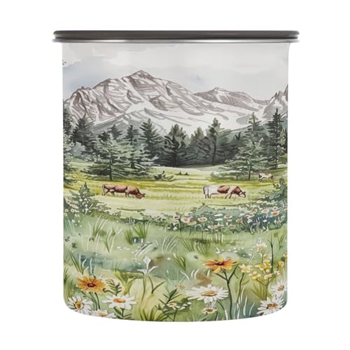 Envase hermético para café Qilmy acero inoxidable 500 ml miniatura 2