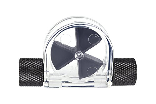 Alphacool 17366 Eisfluegel Flow Indicator Black G1/4 Inner Thread - Acryl Water Cooling Monitoring #TOP2