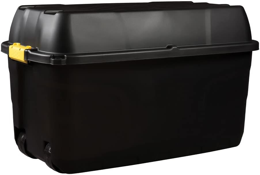 Contenitore Per Riciclaggio Bam Heavy Duty - 150 Litri, Nero, 80x59.5x42cm, Con Coperchio Di Sicurezza - Foto 2